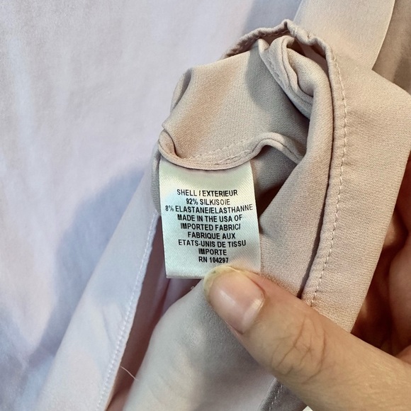 Milly silk ruffle pink blouse - Picture 5 of 5